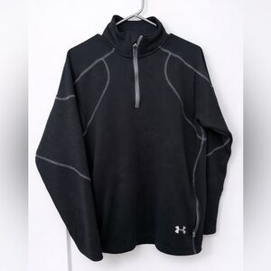 Under Armour Black Quarter Zip Pullover Size M Athletic